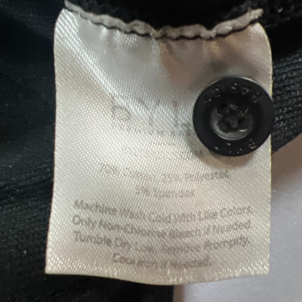BYLT Premium Basics Polo Shirt Mens XL Black Polka Dots Stretch Performance Golf - Picture 7 of 8